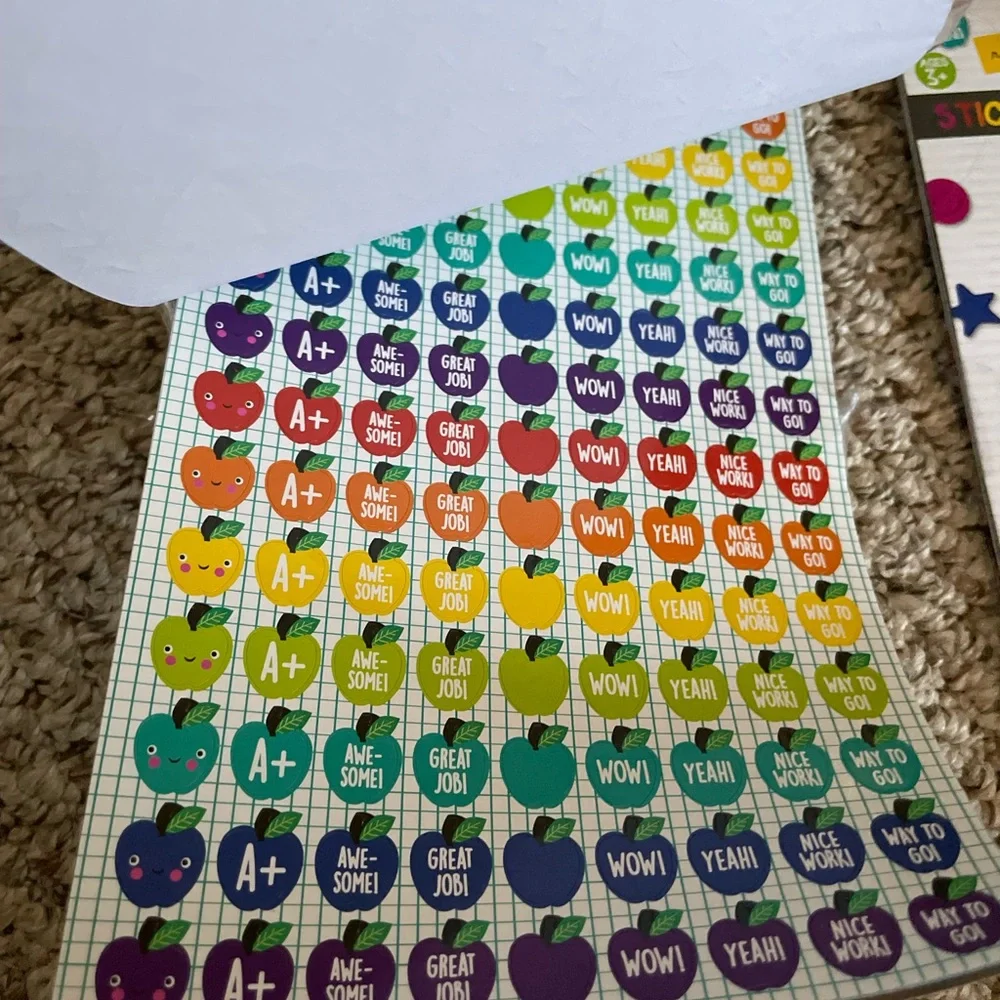 Teacher Supplies! Grade Book Attendance Book Stickers